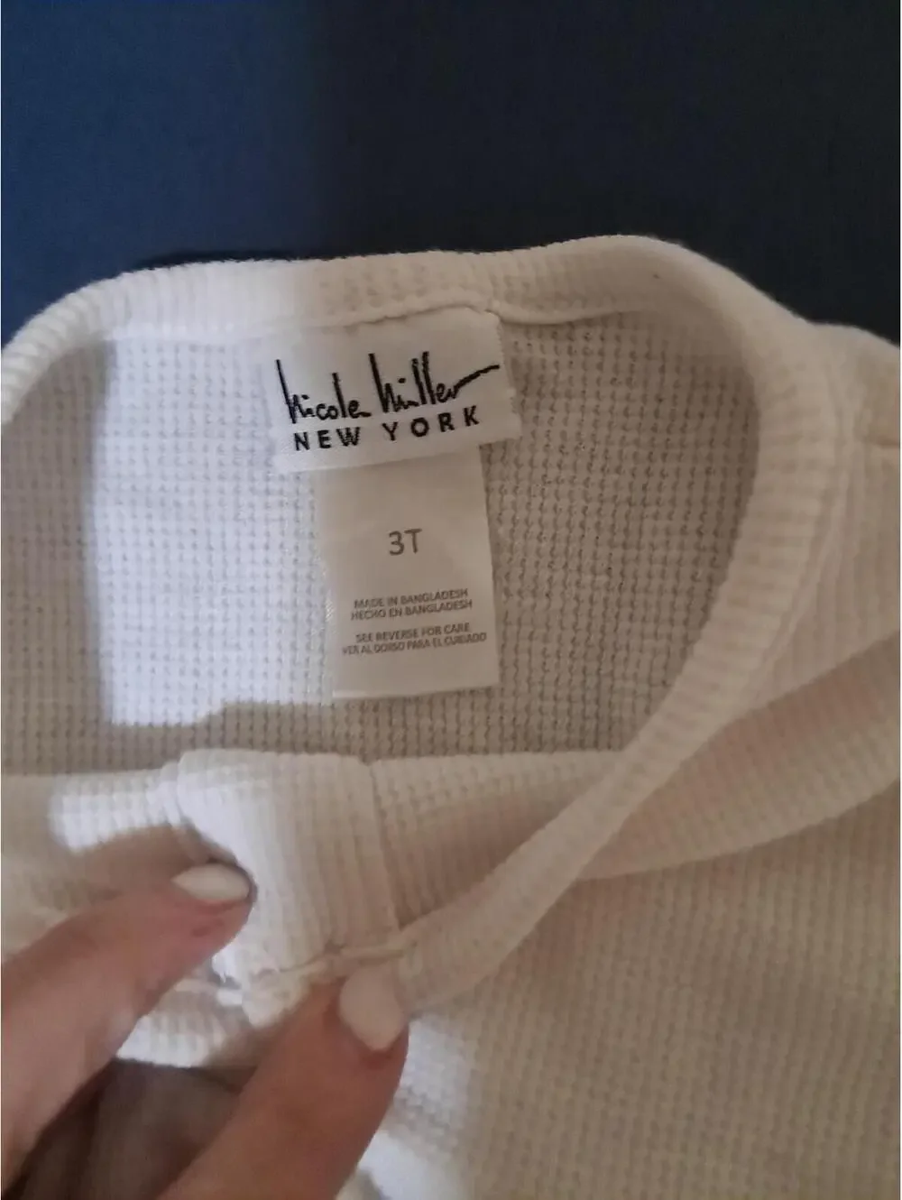 Nicole Miller baby 3t‎ White Blouse Button